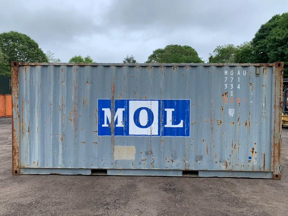 20′ x 8′ x 8.5′ Tall –Used Shipping / Storage Container-Wind and Watertight – Blue