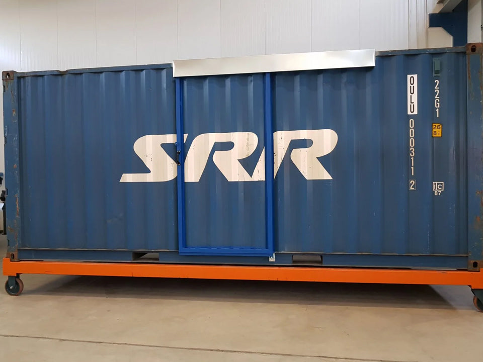 20ft Hi Cube Container (9′ 6″ high) suitable for IBC storage Sliding Door