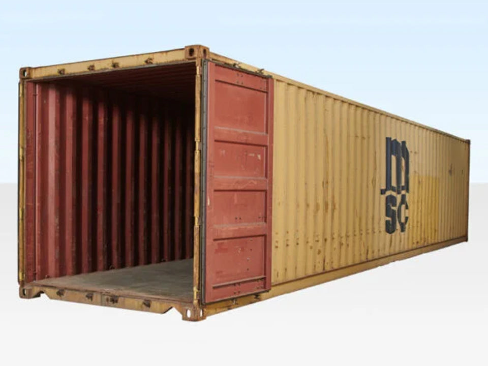 40Ft X 8Ft Used Shipping Container High Cube