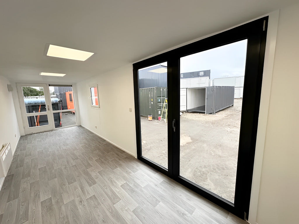 Converted 40ft Shipping Container | Open Plan Office | Portable Container Building image 9
