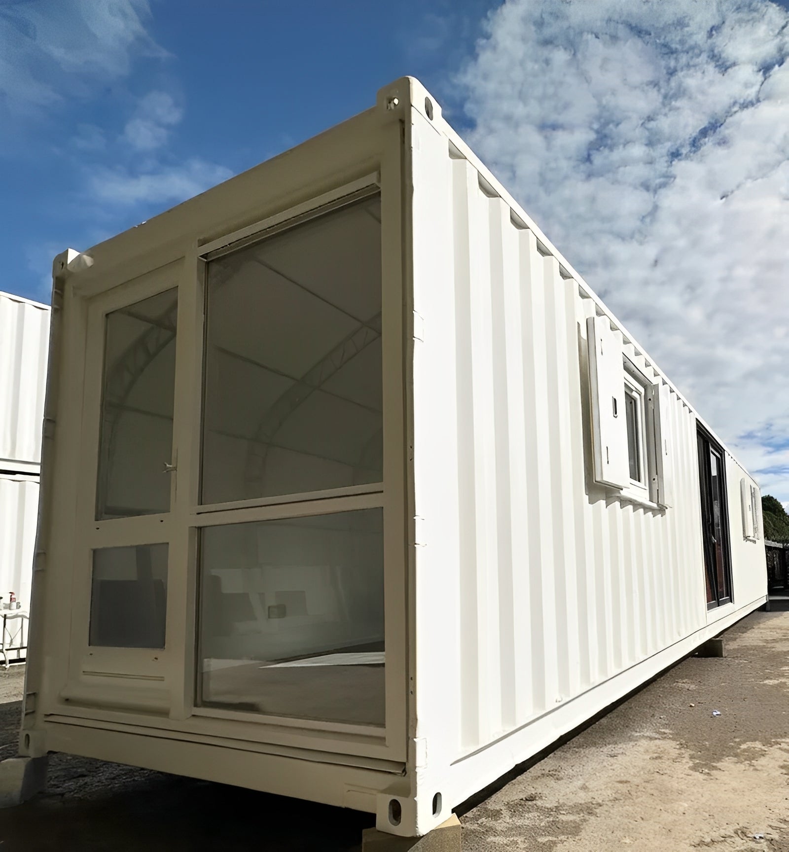 Converted 40ft Shipping Container | Open Plan Office | Portable Container Building image 12