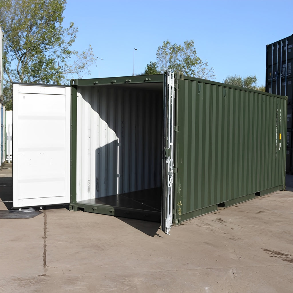 20Ft Shipping Container (One Trip) – Dark Green image 1