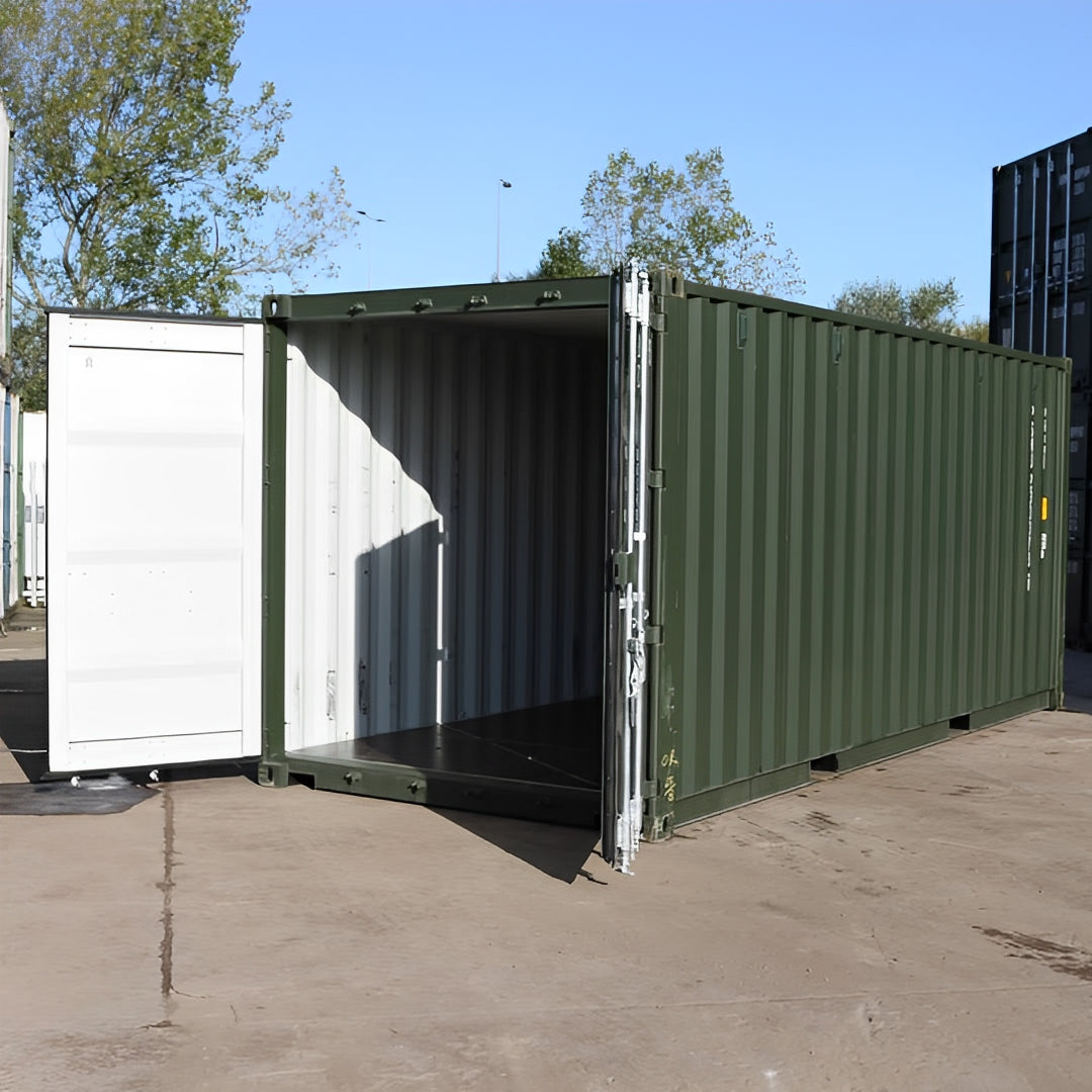 20Ft Shipping Container (One Trip) – Dark Green image 1