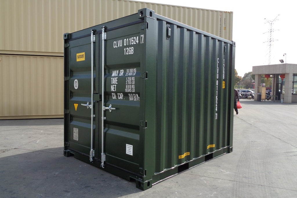 8Ft One Trip Shipping Container (Green) image 0