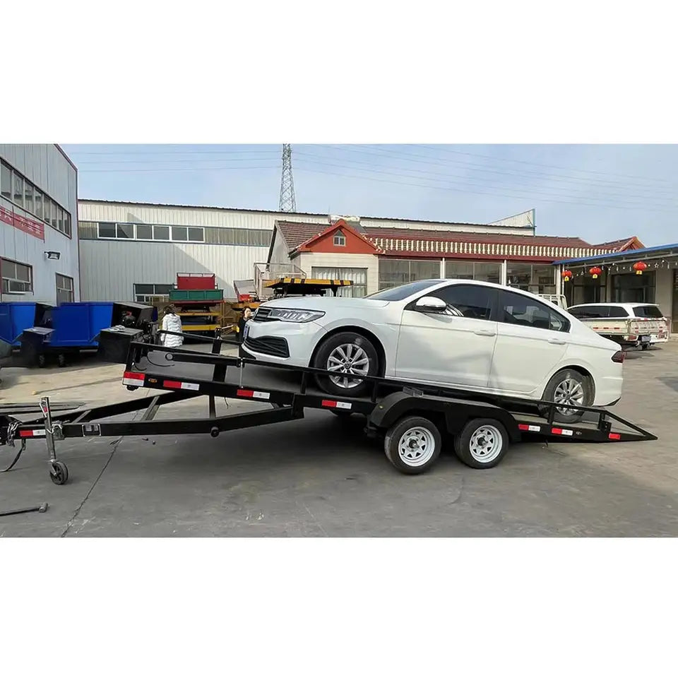 2 Axle 10 Ton Car Hauling Utility Trailer image 2