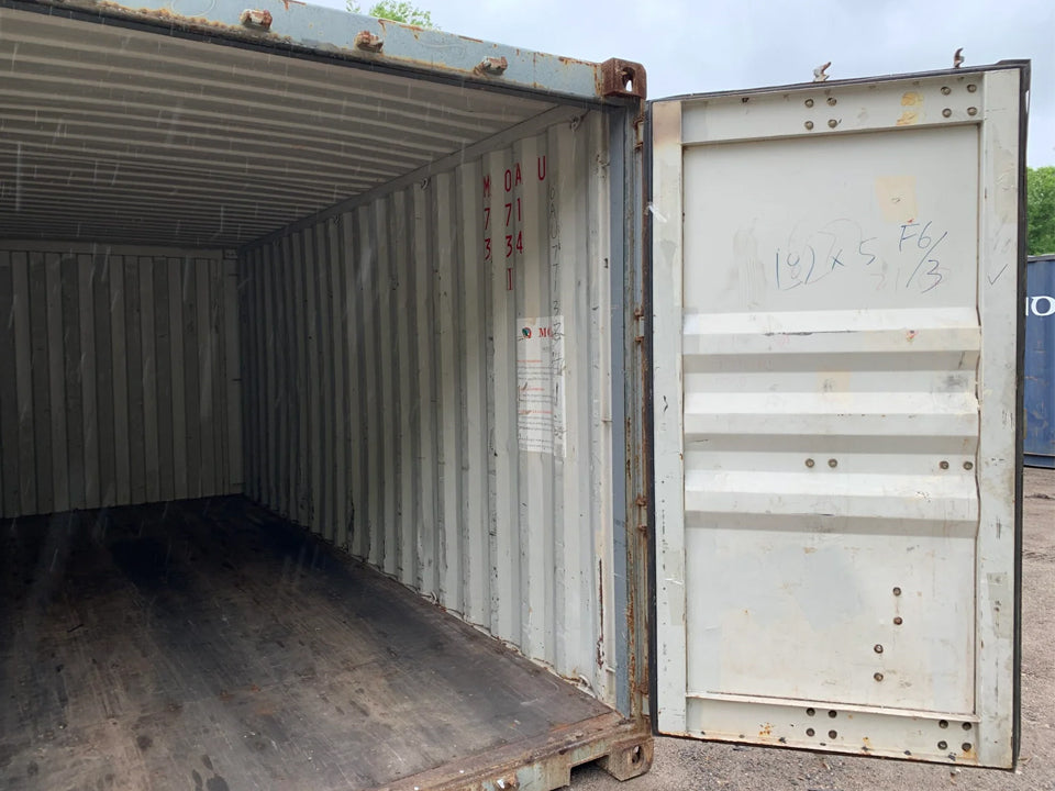 20′ x 8′ x 8.5′ Tall –Used Shipping / Storage Container-Wind and Watertight – Blue