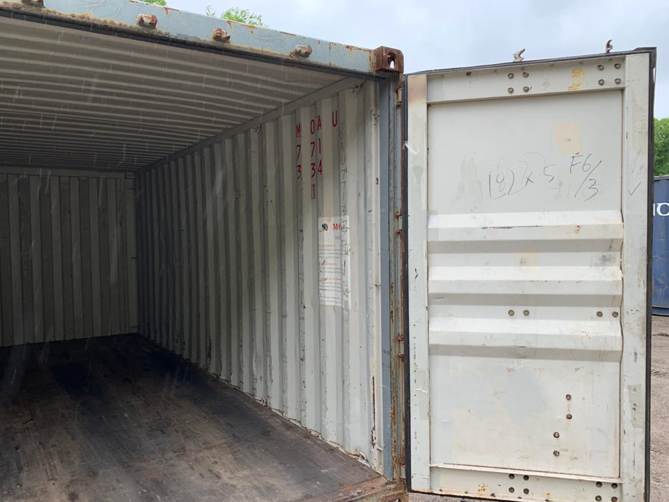 20′ x 8′ x 8.5′ Tall –Used Shipping / Storage Container-Wind and Watertight – Blue