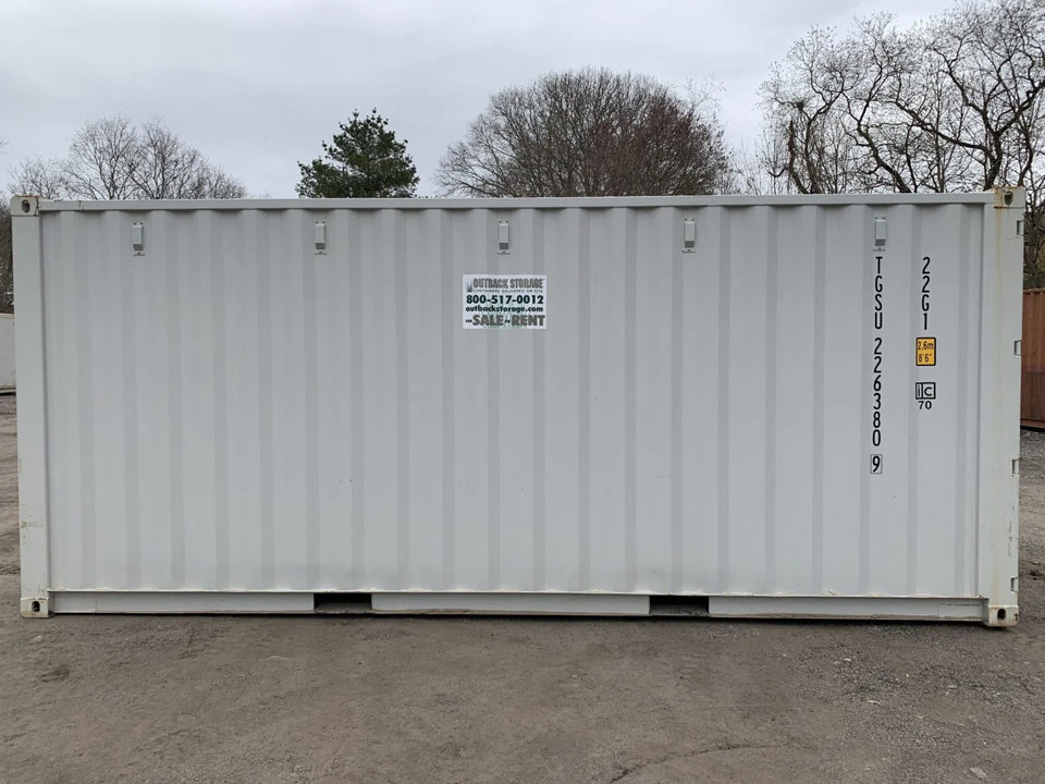 20′ x 8′ x 8.5′ Tall– New Shipping/Storage Container – Wind and Watertight – Gray