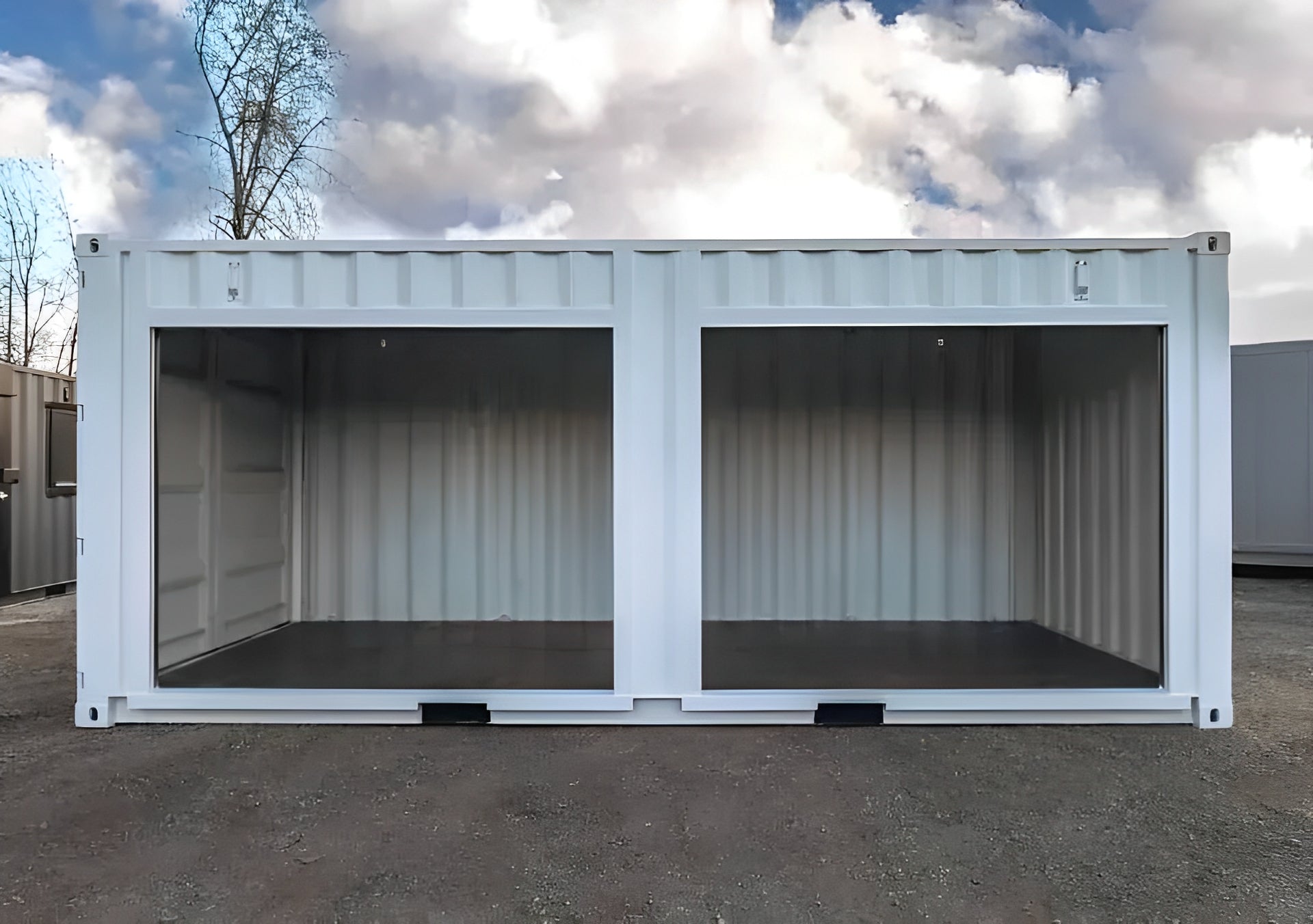 20ft Shipping Container With Double Roll-Up Doors image 3