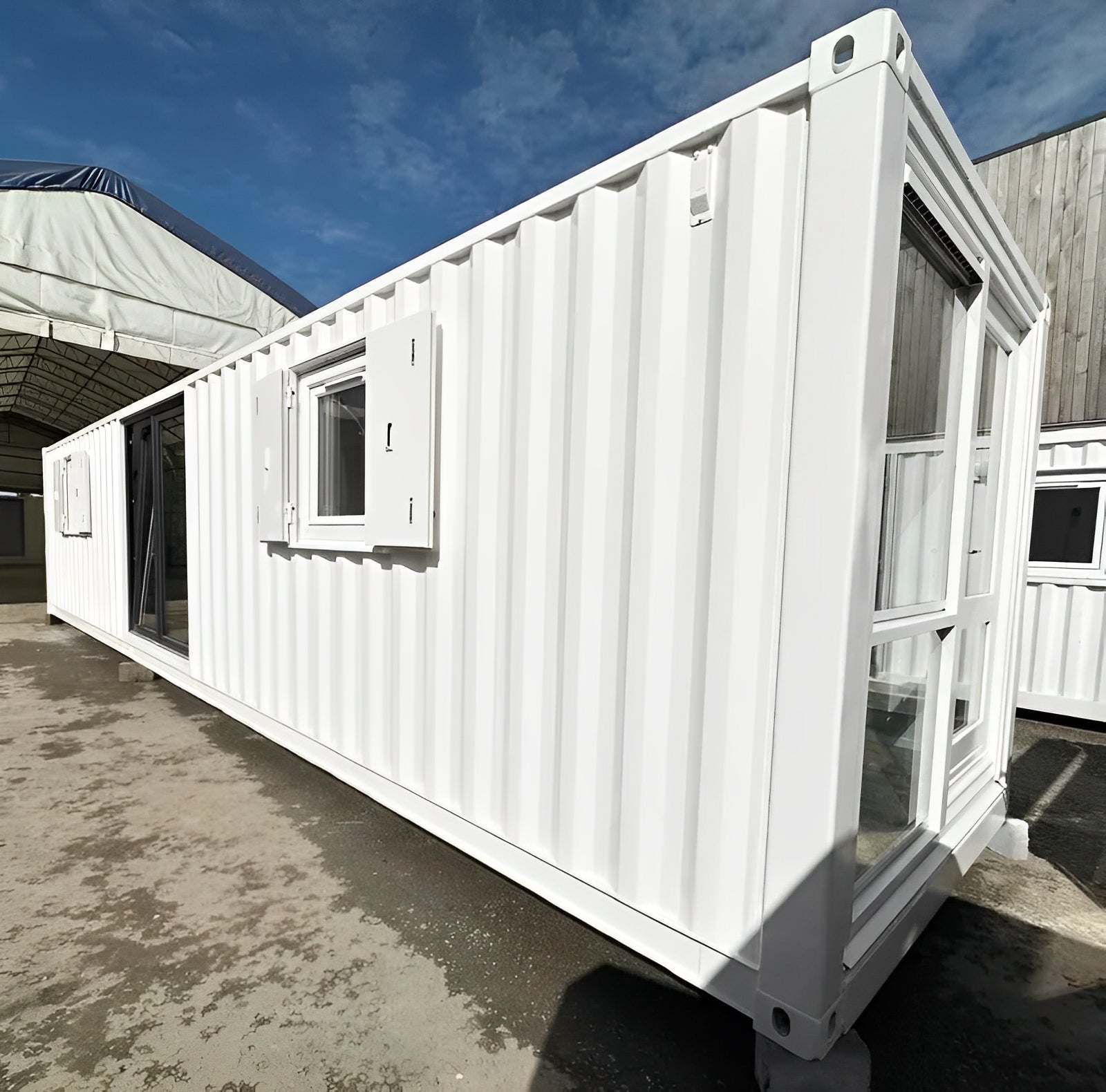 Converted 40ft Shipping Container | Open Plan Office | Portable Container Building image 10
