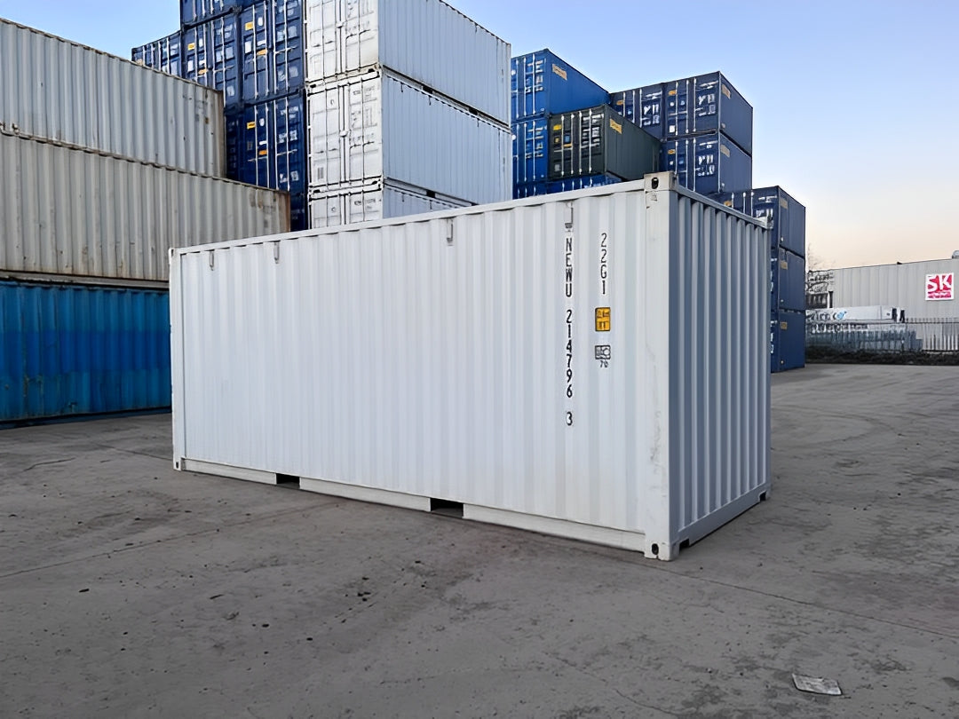 20Ft Shipping Container (One Trip) – White image 3