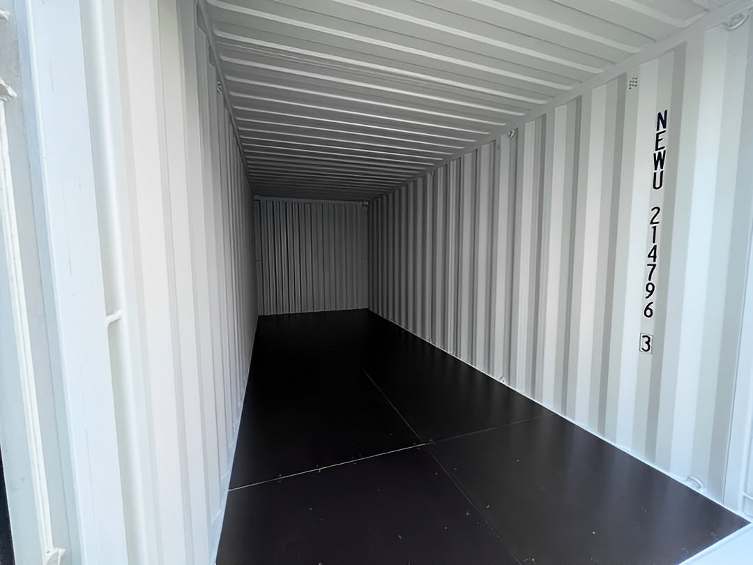 20Ft Shipping Container (One Trip) – White image 2