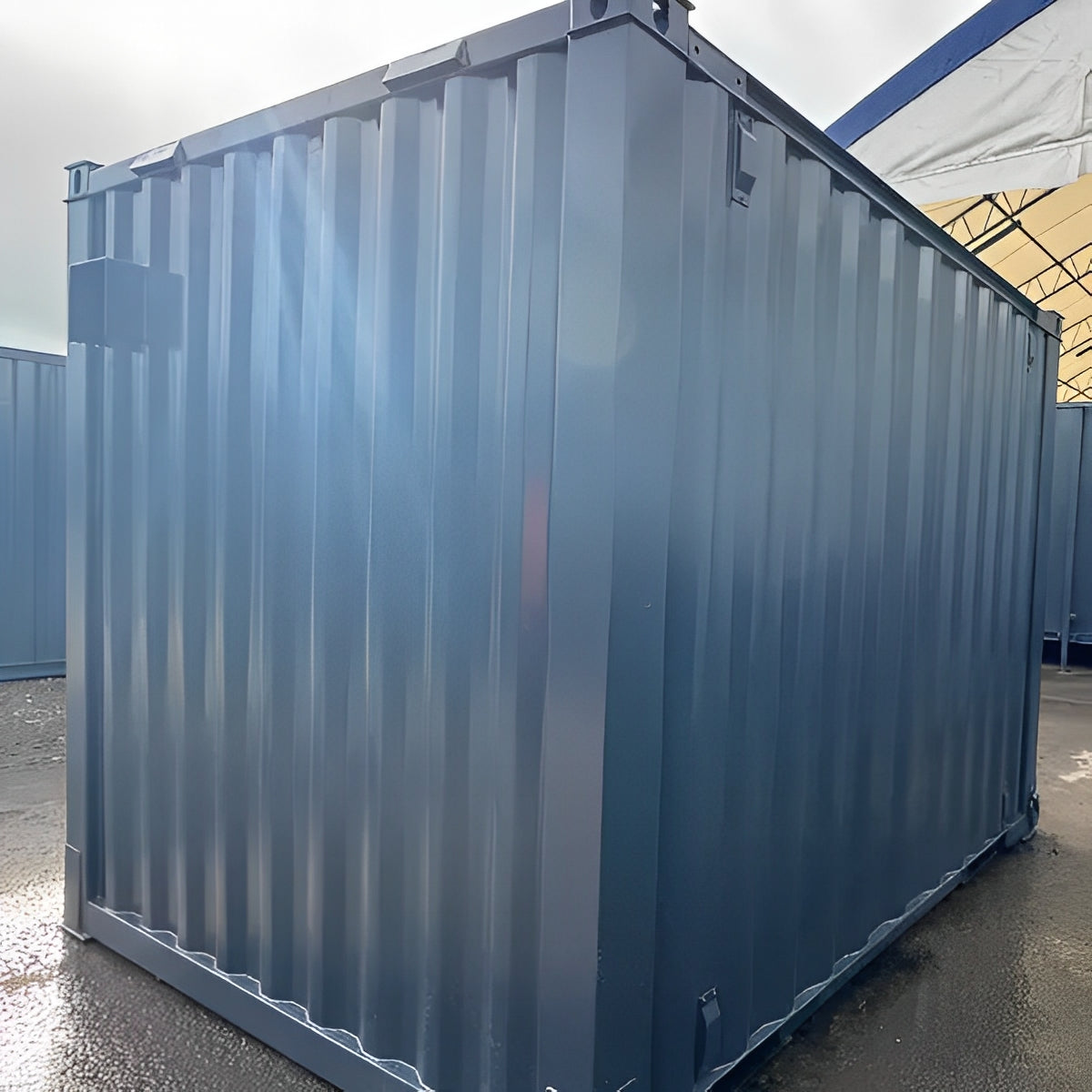 10ft × 8ft Shipping Container Office | Portable Anti-Vandal Building image 8