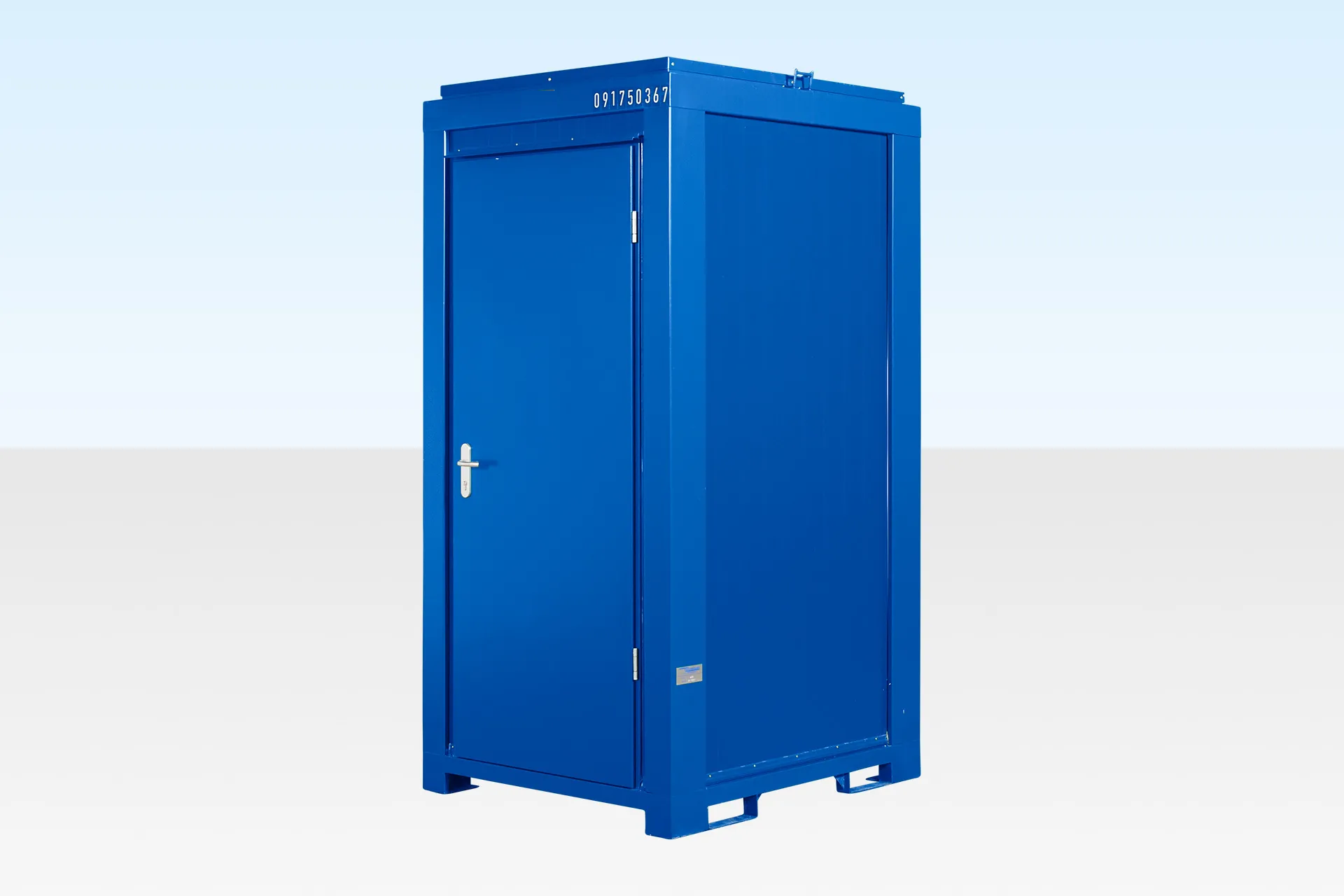 5Ft x 4Ft Single Mains Toilet (Blue) image 1