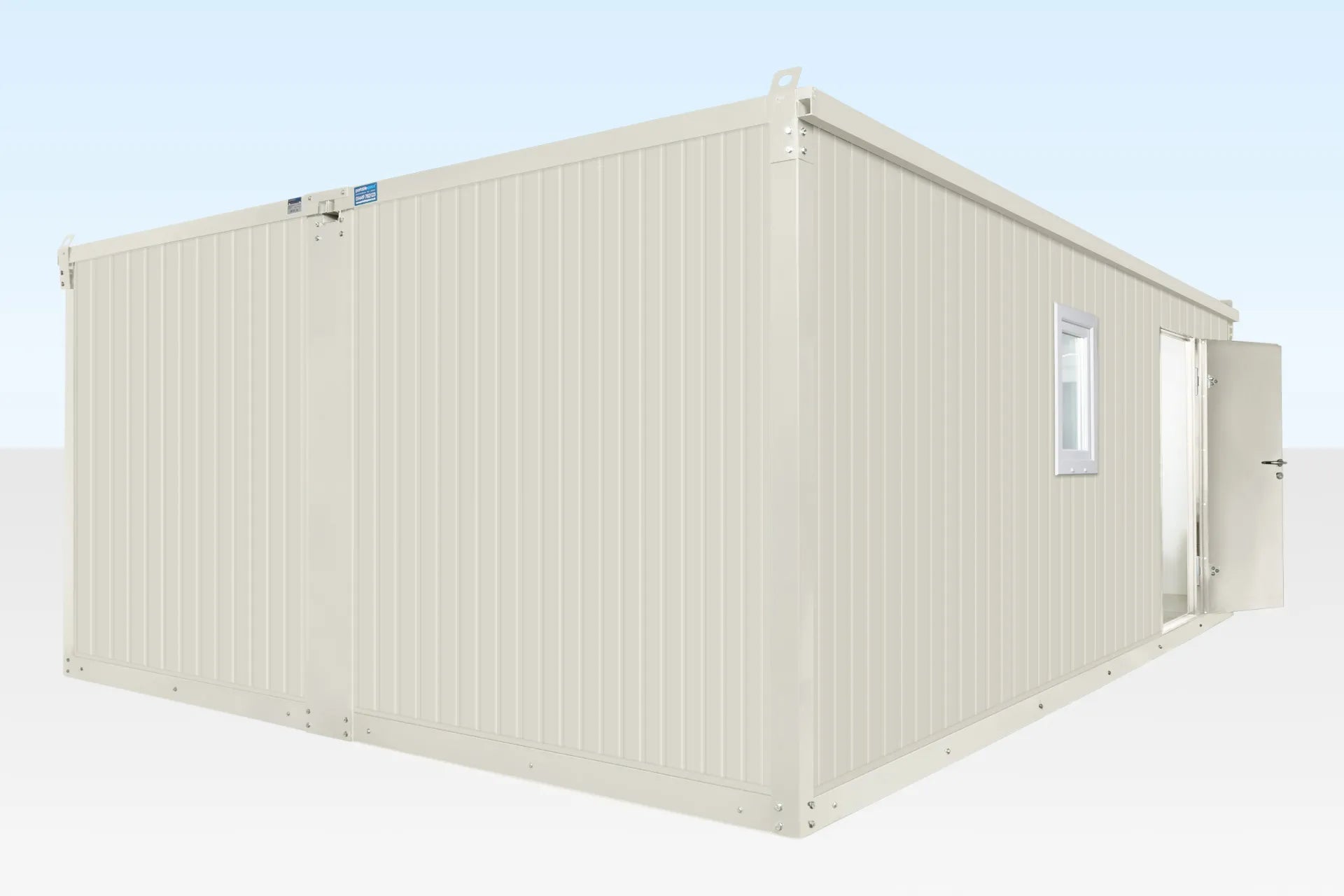 6.5M X 4.6M Side Linked Flat Pack Container Office image 1