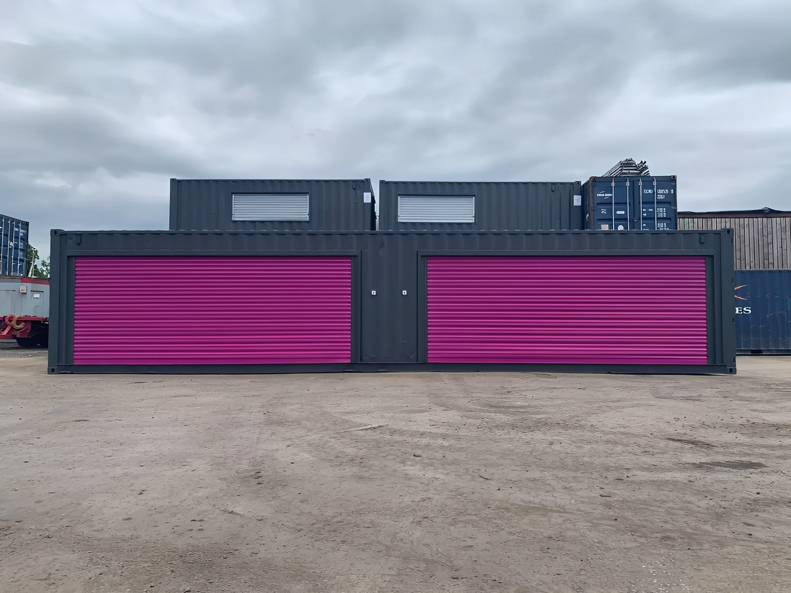 40Ft x 8Ft Shipping Container With Double Roll-Up Doors image 1