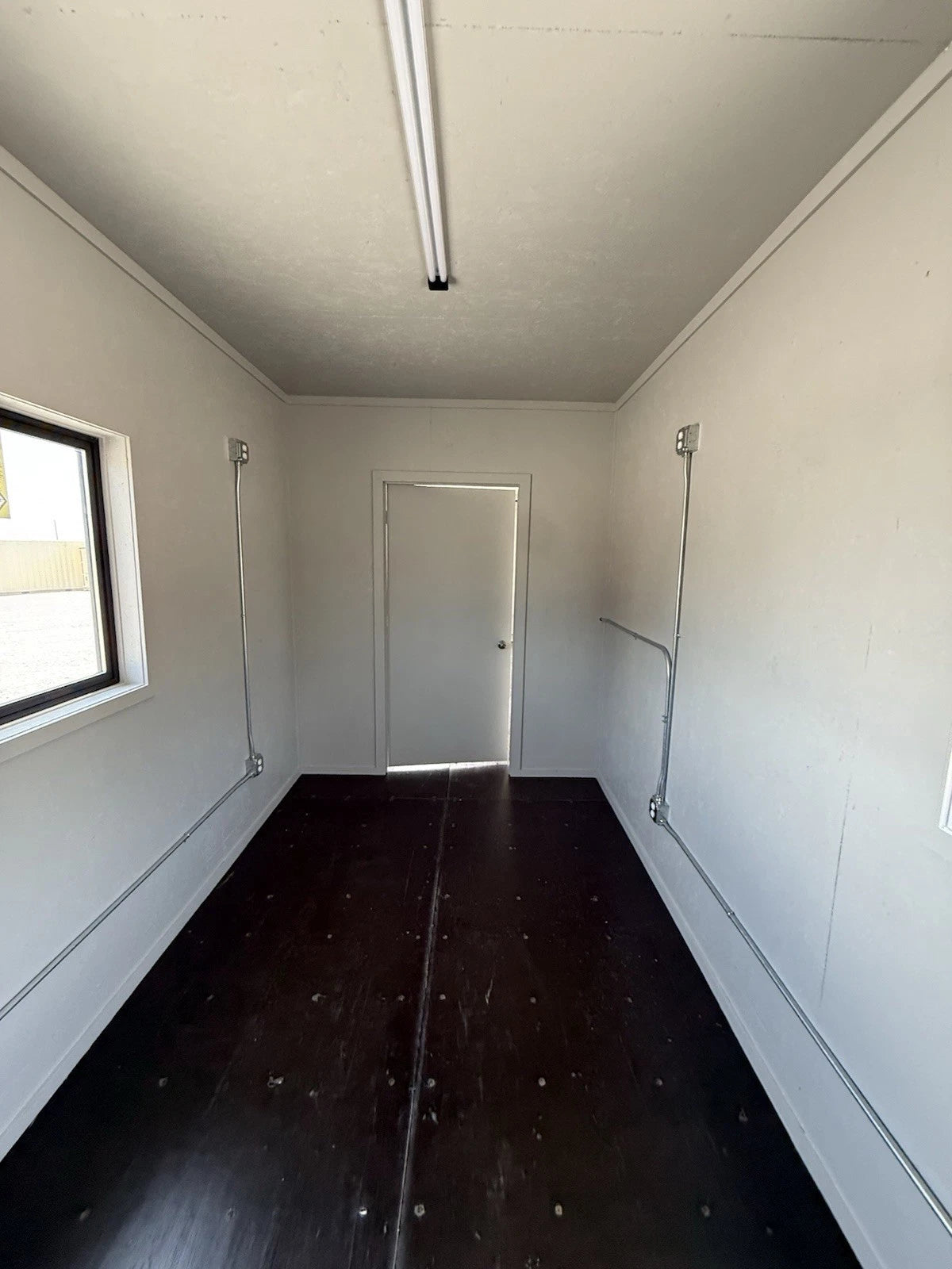 40ft New Slate Gray Shipping Container Office For Commercial Use Spray Foam image 8