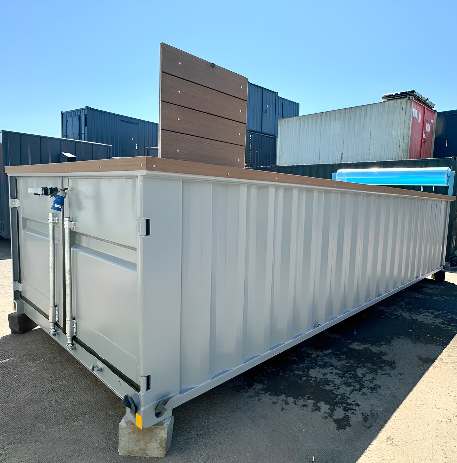 20ft Portable Container Swimming Pool | Caribbean Blue Outdoor Swimming Pool image 0