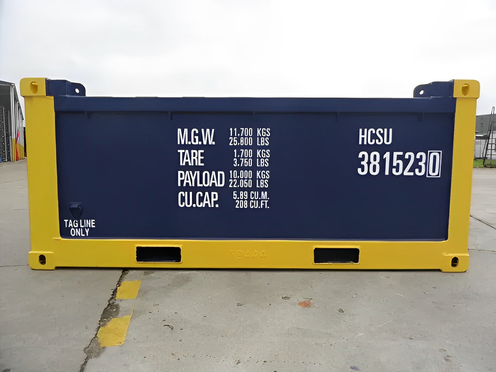 10ft DNV 2.7-1 Half Height Open Top Containers image 1