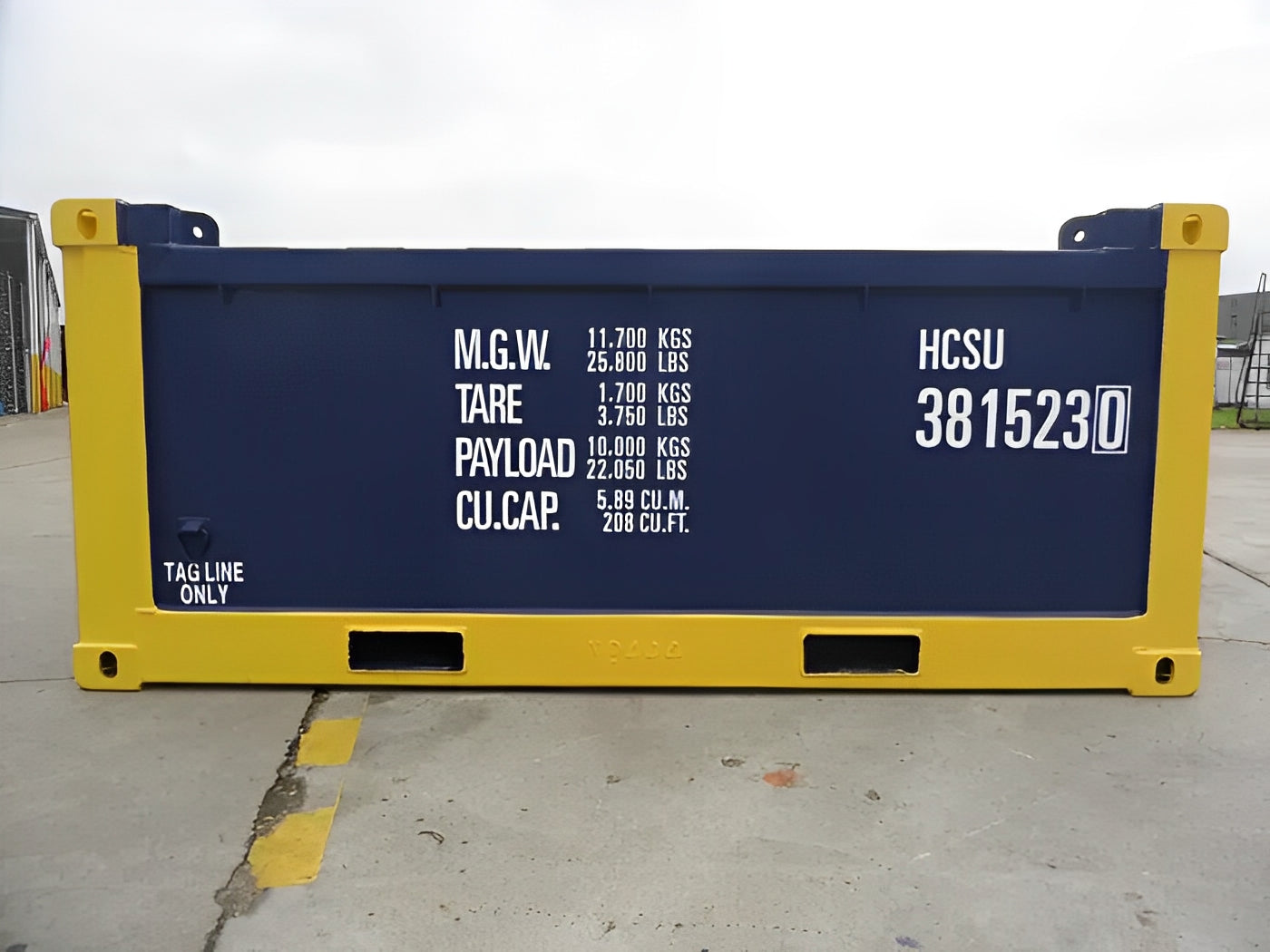 10ft DNV 2.7-1 Half Height Open Top Containers image 1
