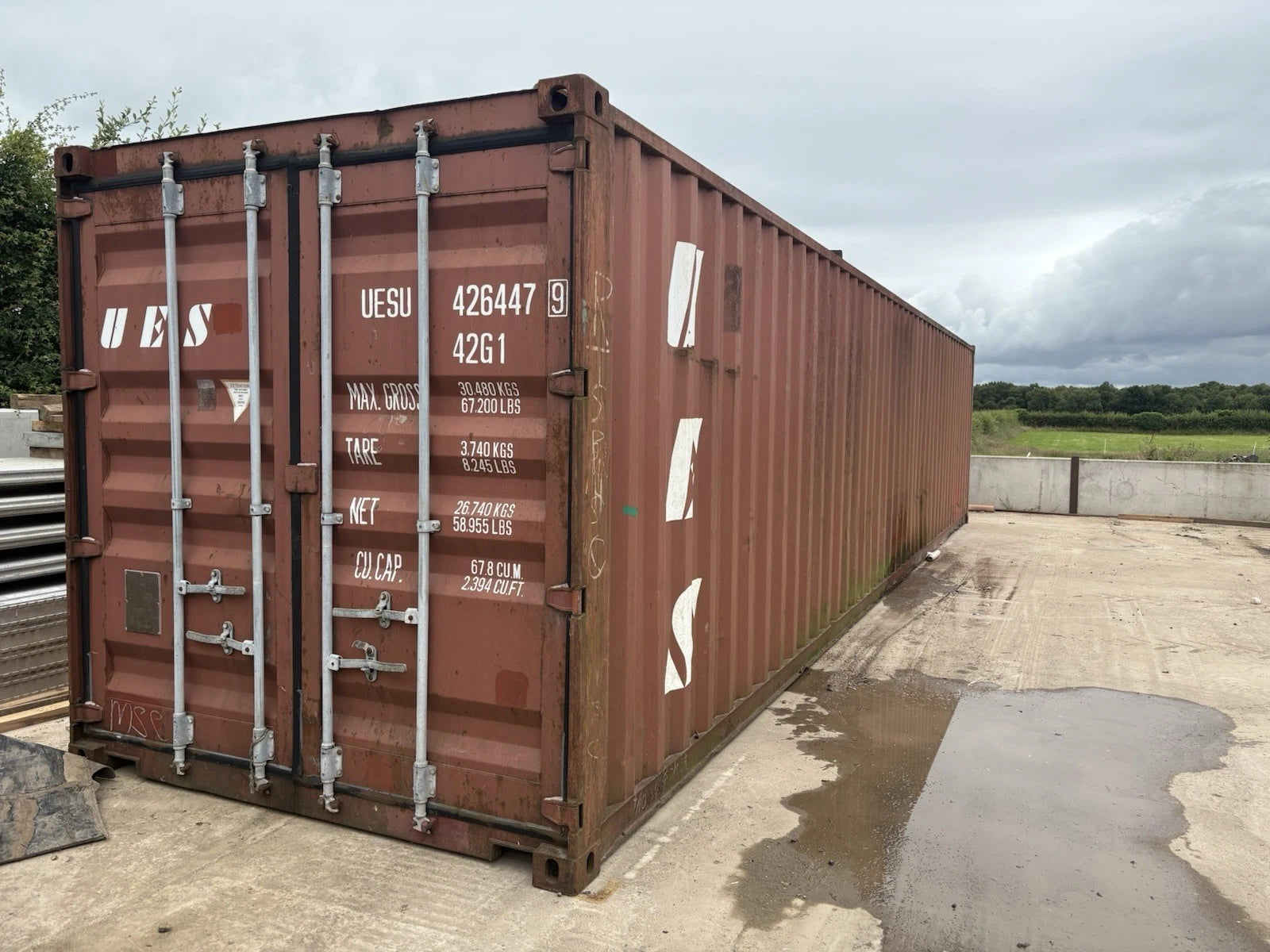 Used 40ft High Cube Shipping Container image 0