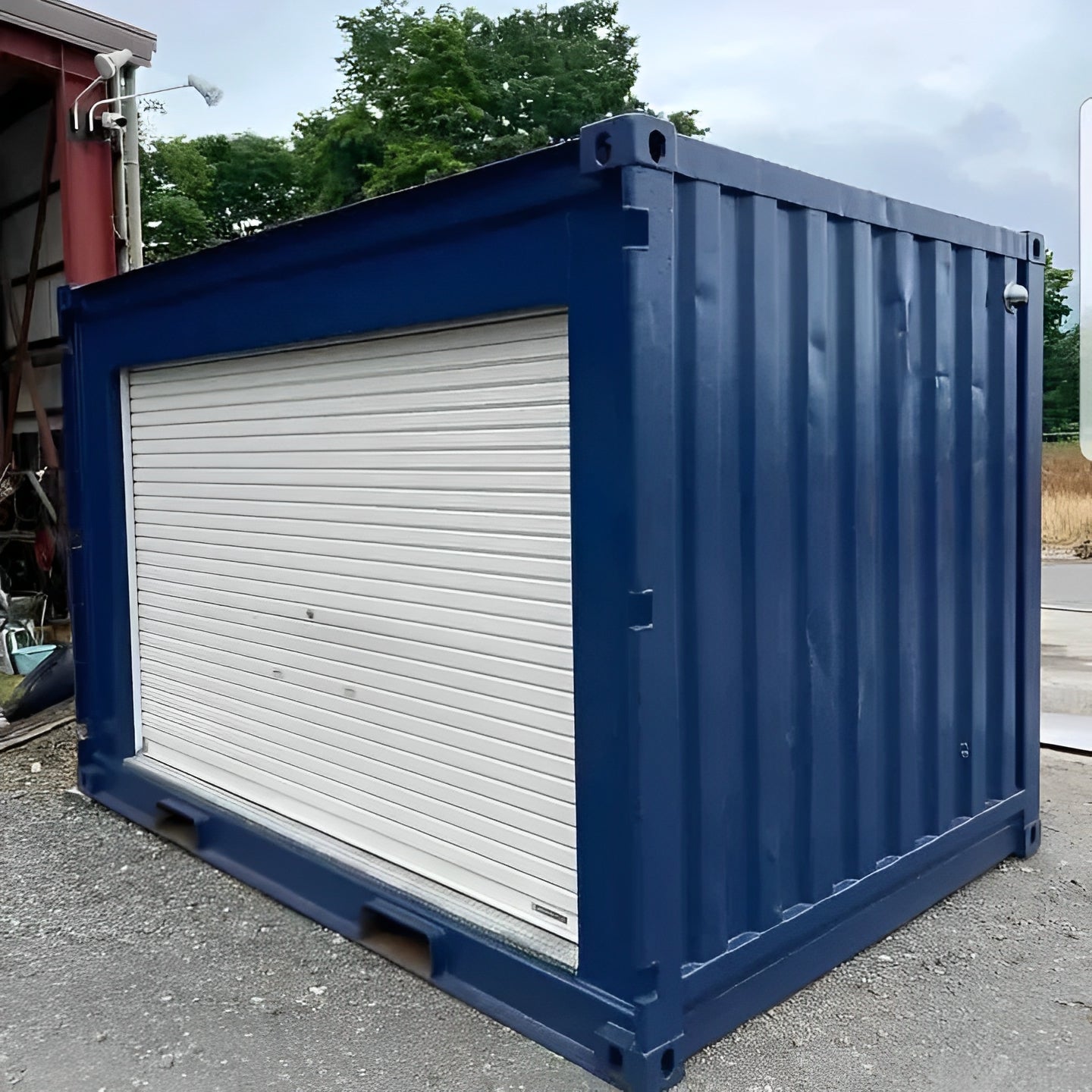 10ft Storage Container With Roll-Up Door image 0