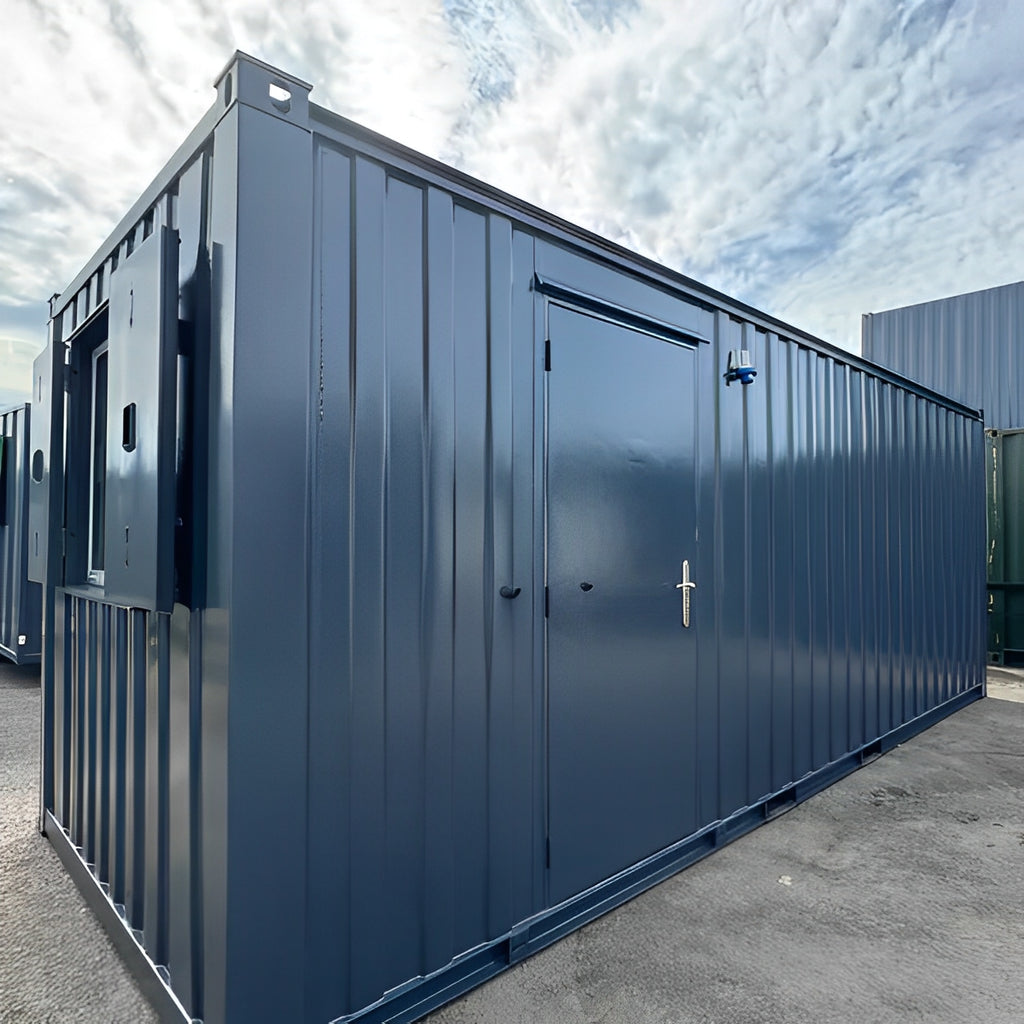 21ft x 8ft Custom Cabin Office / Canteen | Picture Windows | Portable Building image 0