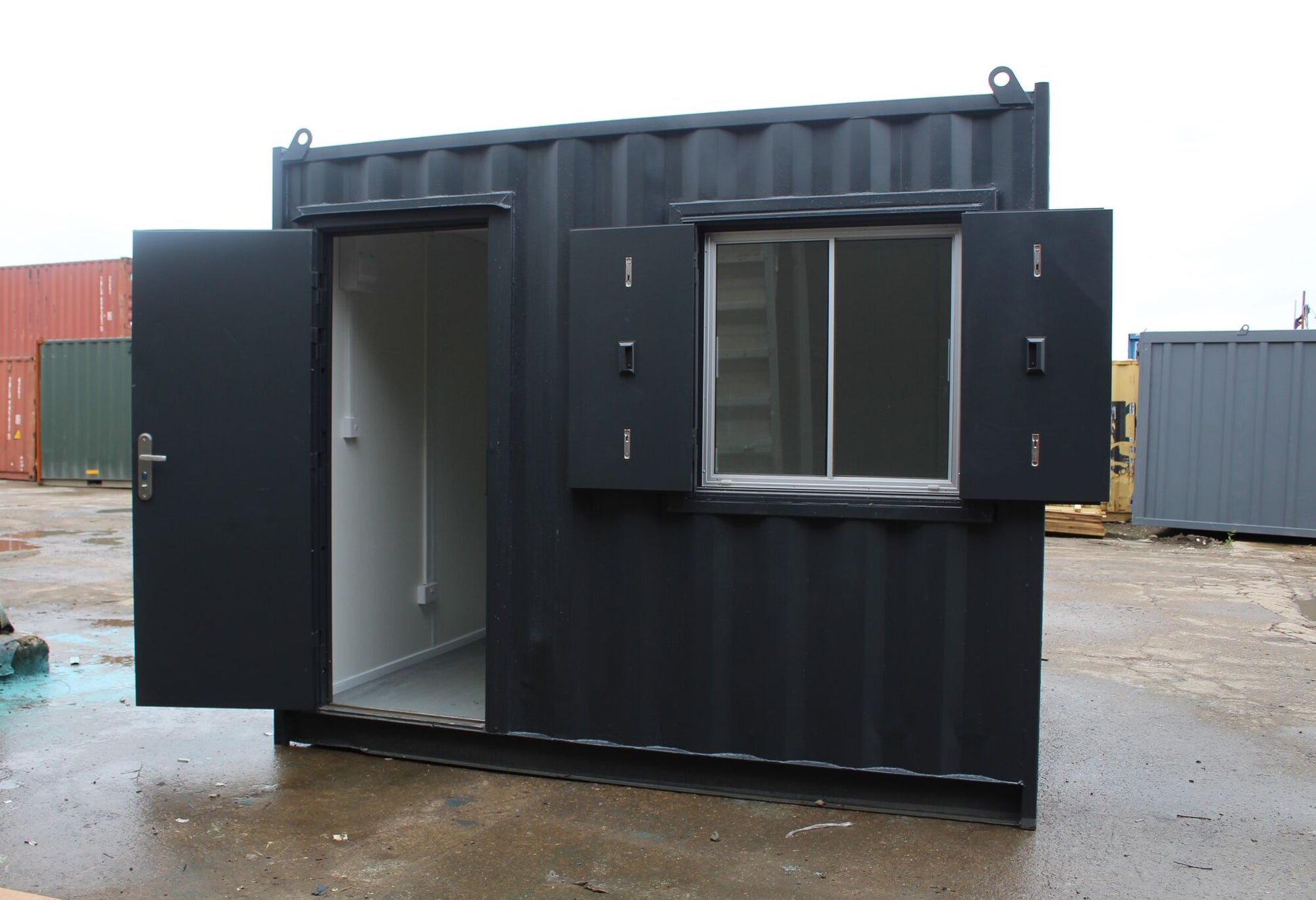 10ft X 8ft Custom Shipping Container Office image 6