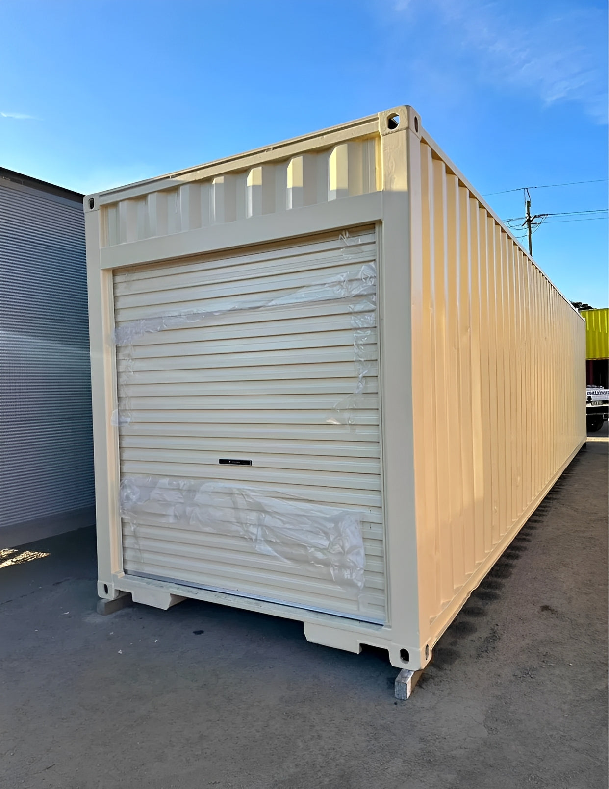 40ft X 8ft Shipping Container With Roll-Up Door image 0