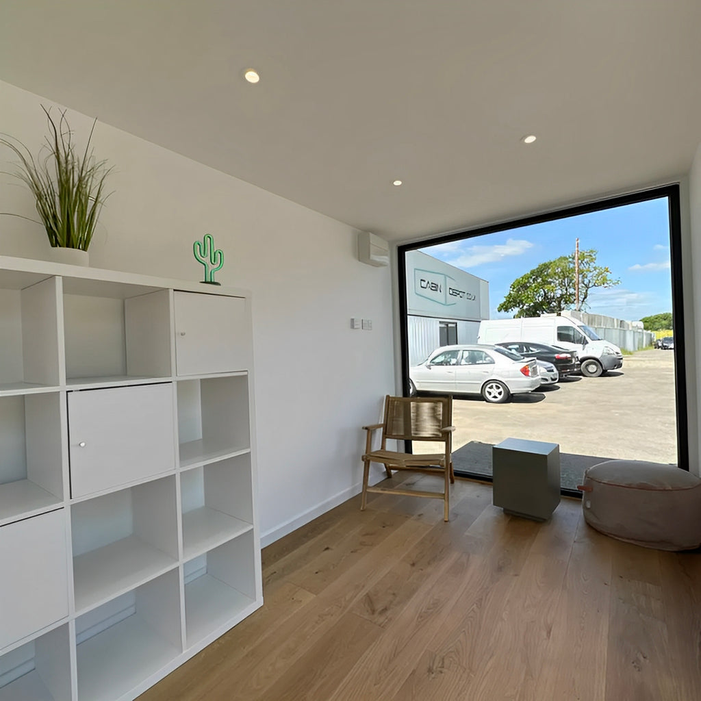 20ft x 8ft Custom Shipping Container Converted Office | Portable Building | Garden Office image 8
