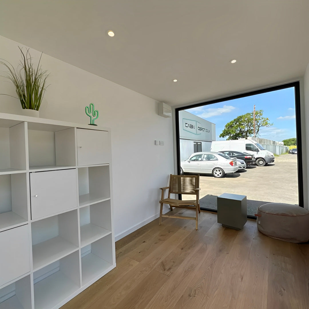 20ft x 8ft Custom Shipping Container Converted Office | Portable Building | Garden Office image 8