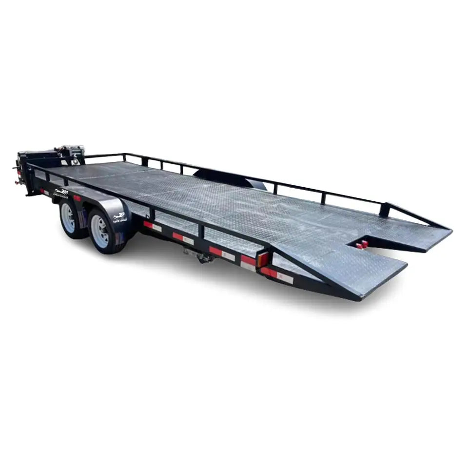 2 Axle 10 Ton Car Hauling Utility Trailer image 0