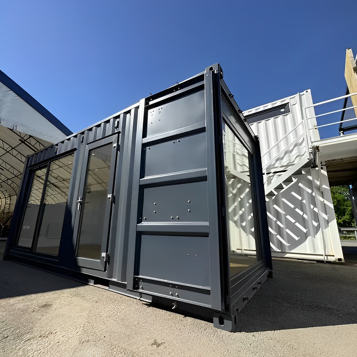 20ft x 8ft Custom Shipping Container Conversion | Portable Building | Garden Office image 3