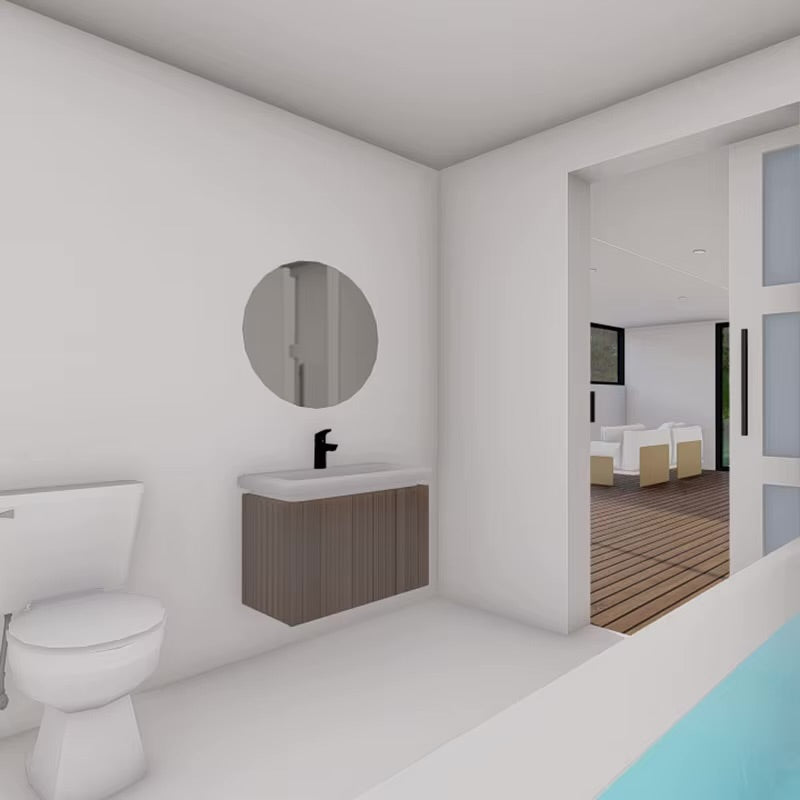 40ft Shipping Container House 2 Bedroom Container Homes Luxury House Prefabricated in Containers