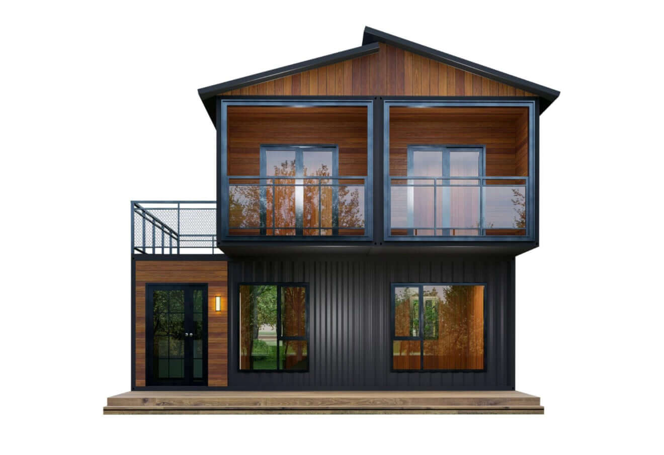 Barn Homes Double Story Flat Pack House 20ft