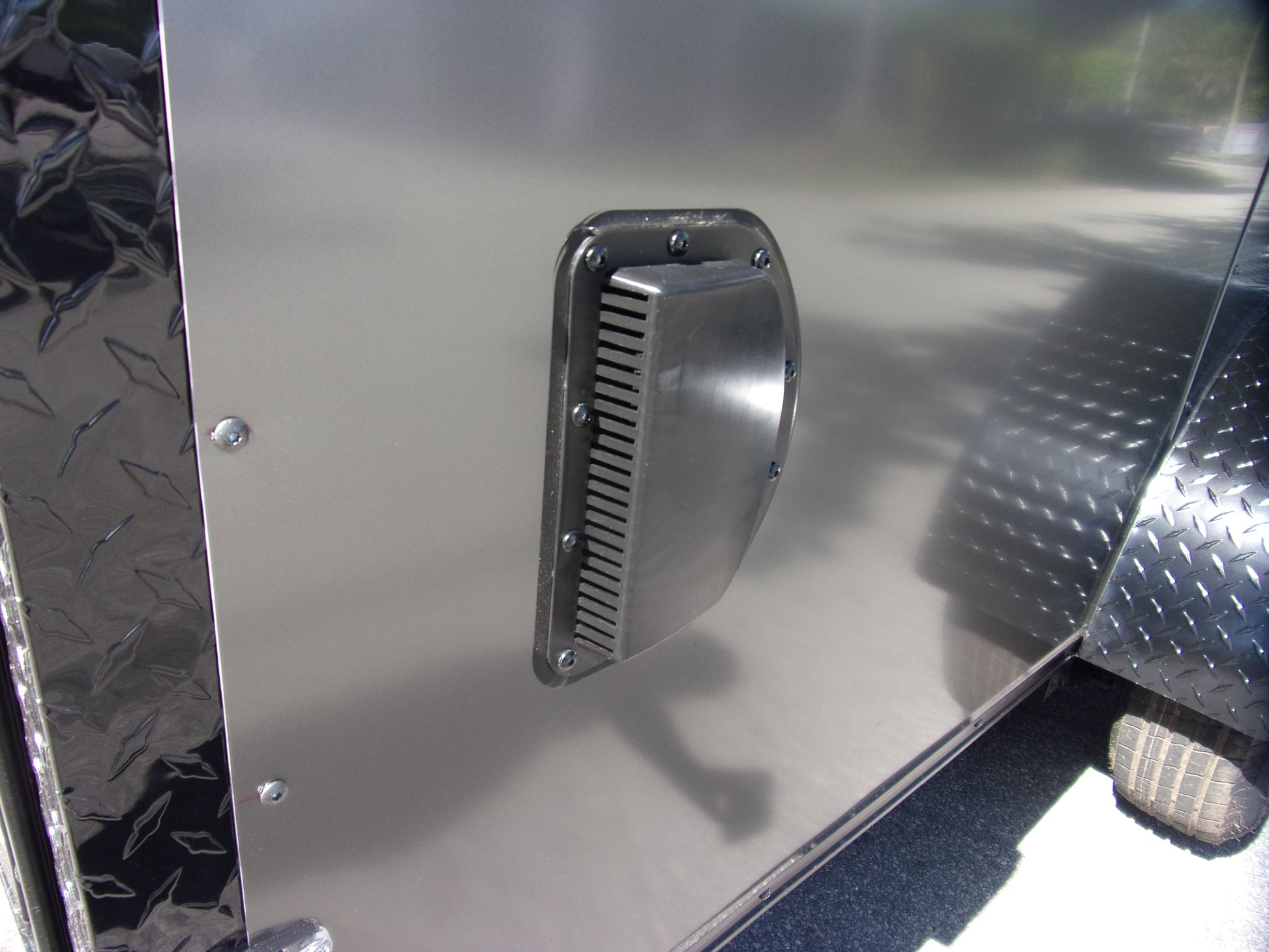 Hook & Line blackout edition enclosed cargo trailer 6x12