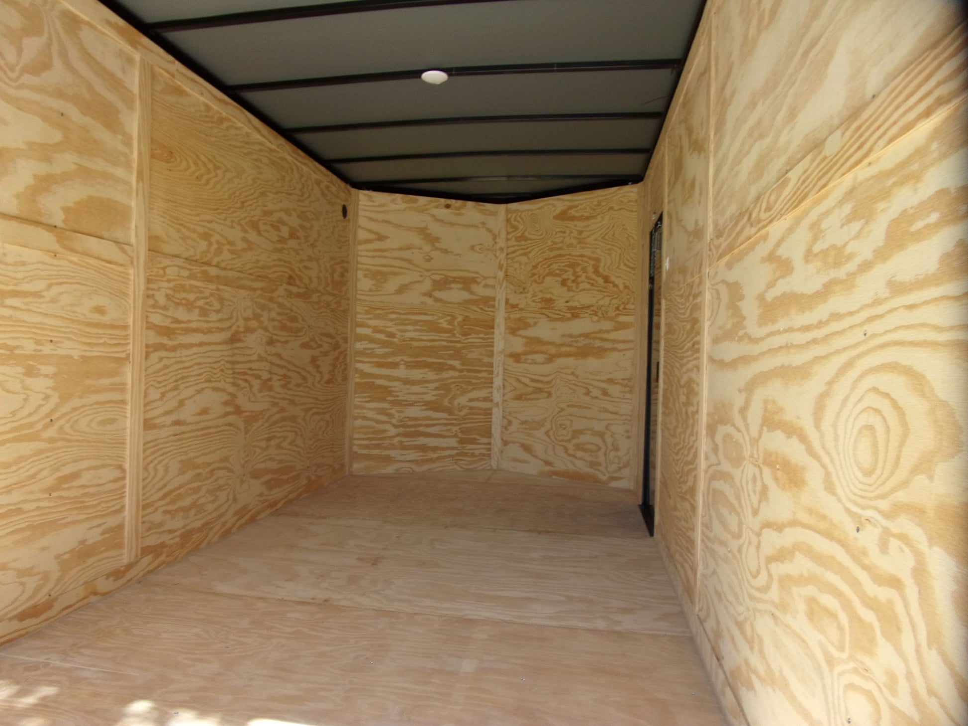 Hook & Line blackout edition enclosed cargo trailer 6x12