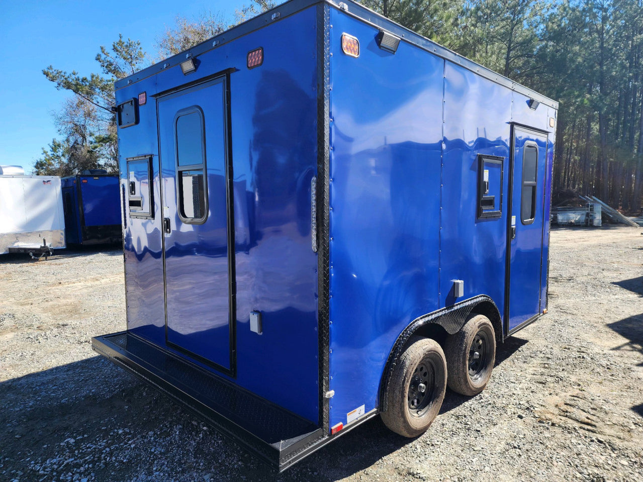 Fiber Splicing Trailer 8.5x12 cargo telecom unit