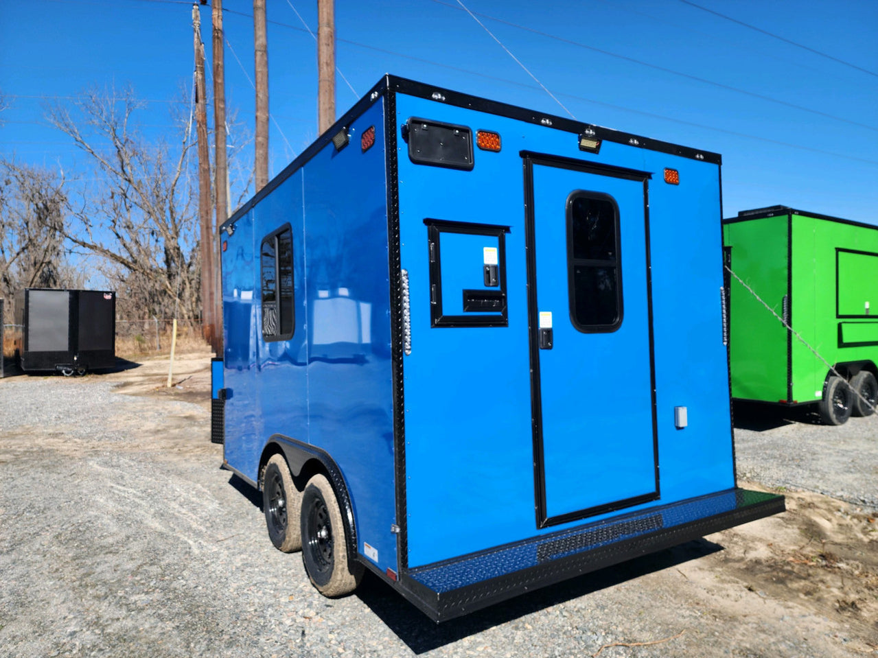 Fiber Splicing Trailer 8.5x12 cargo telecom unit
