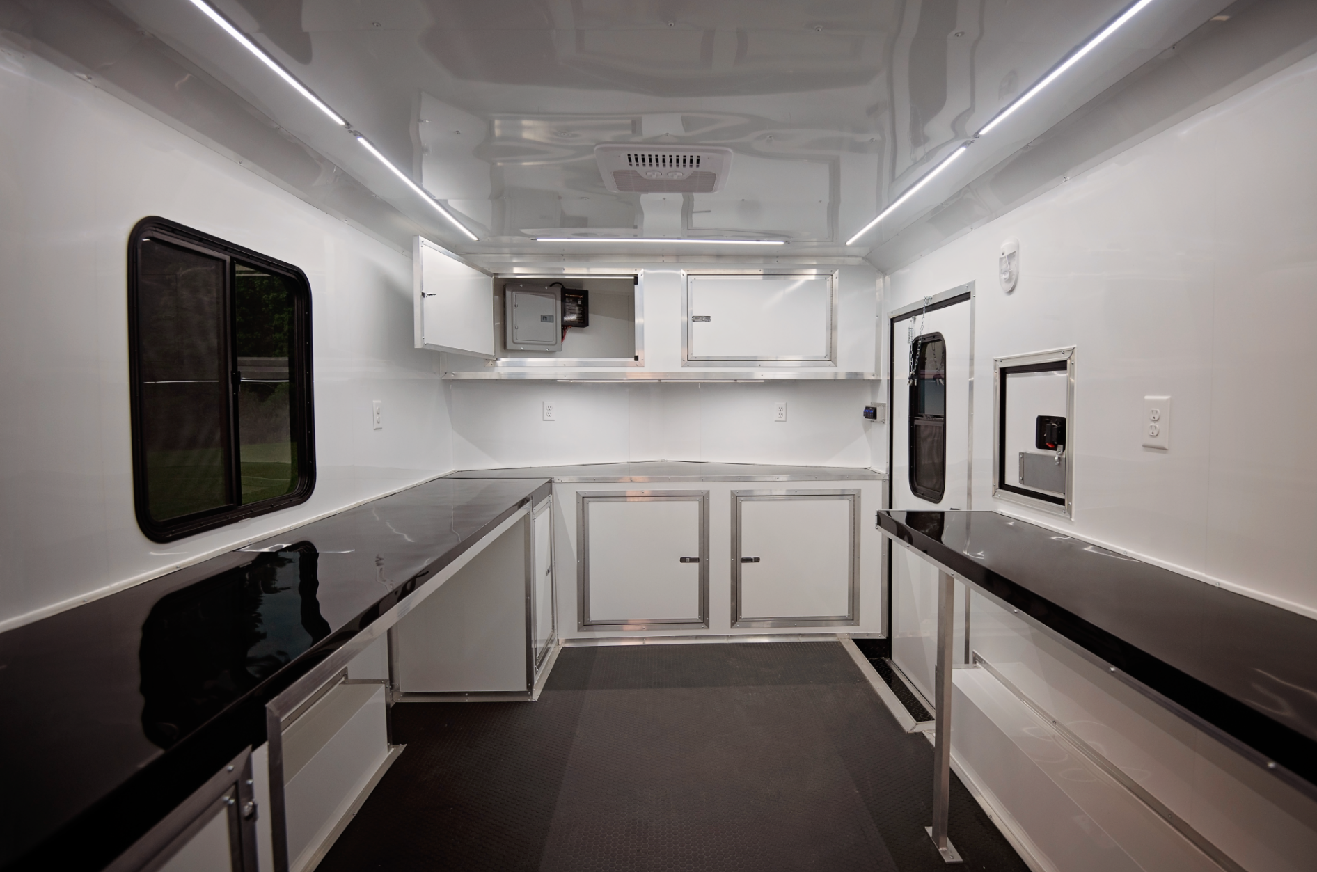 Fiber Splicing Trailer 8.5x12 | Mobile Cargo Workstation