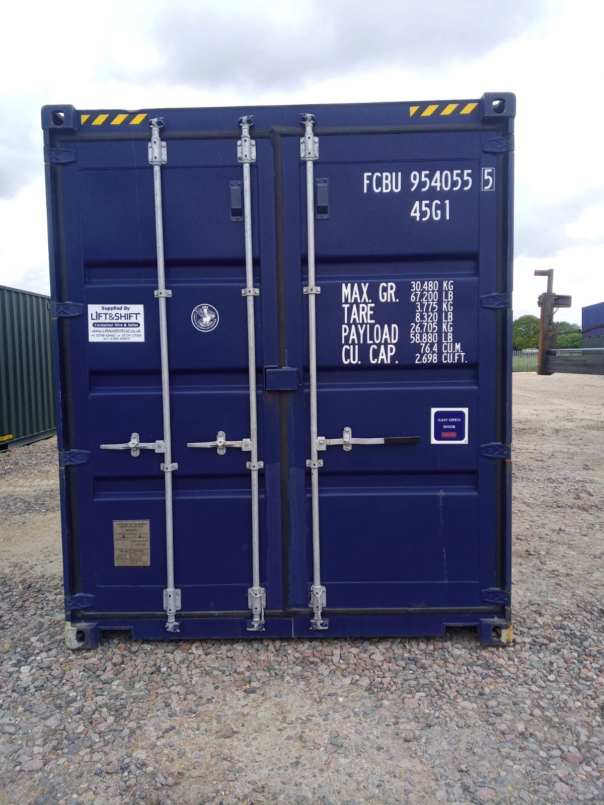 40ft X 8ft High Cube New 1 trip SHIPPING CONTAINER. image 8