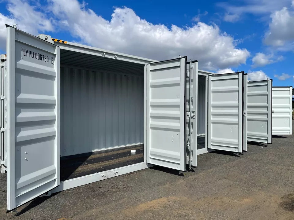 40FT High Cube Storage Shipping Container Conex w/4 Open Side Door 9.5′ Tall image 9
