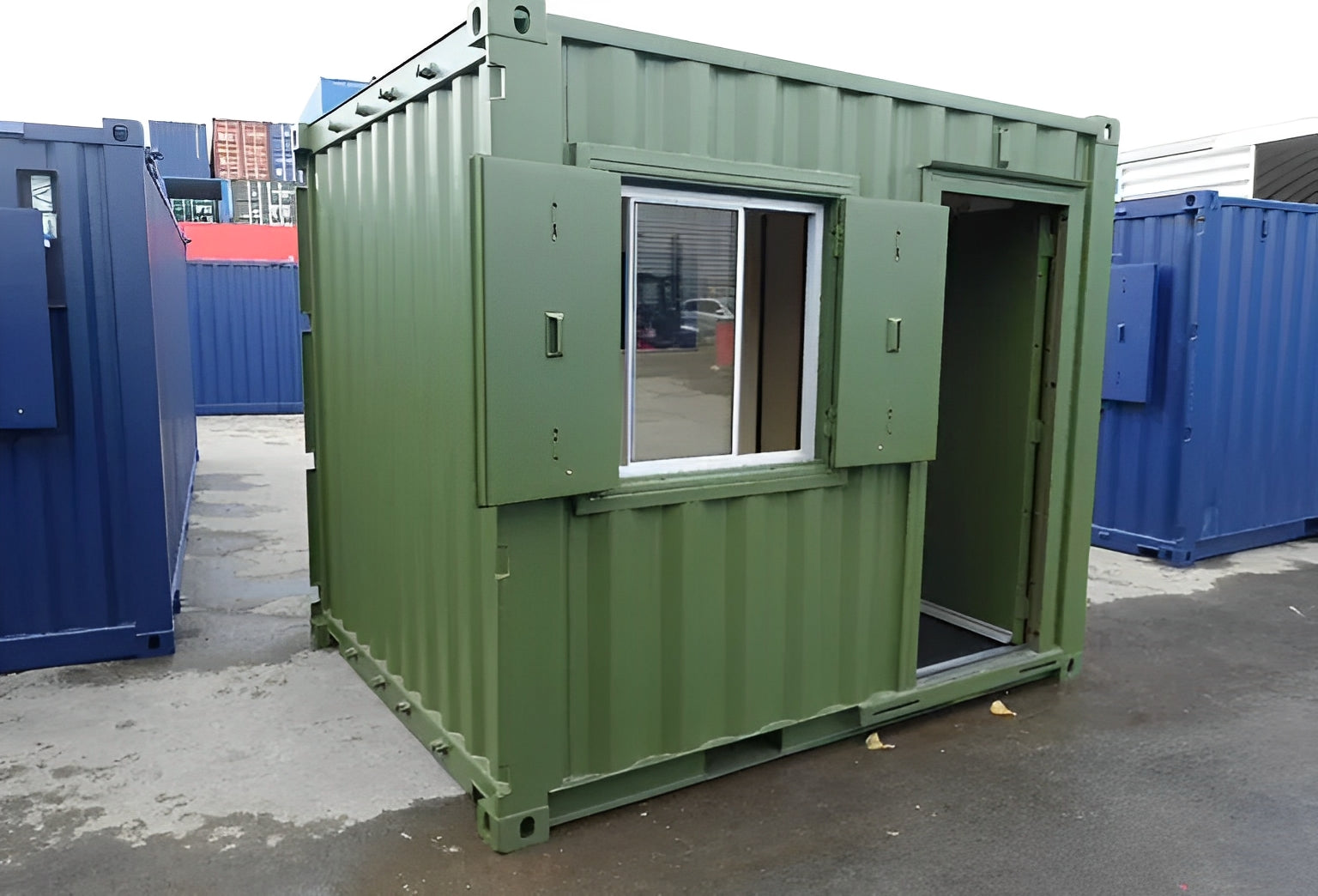 10ft X 8ft Custom Shipping Container Office image 0