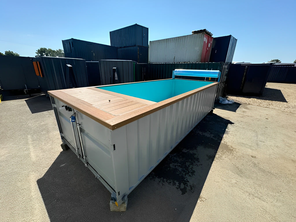 20ft Portable Container Swimming Pool | Caribbean Blue Outdoor Swimming Pool image 3