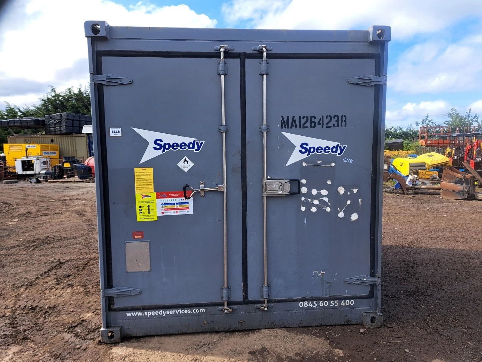 10ft Container Generator Chemical Store Bunded image 1