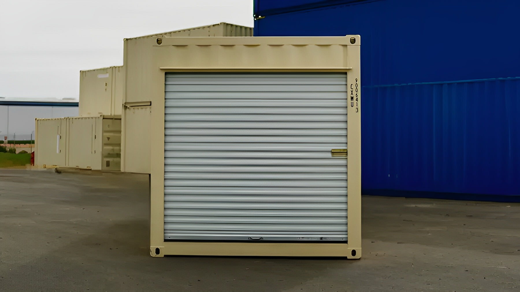 24ft Storage Container With Roll-Up Door image 1