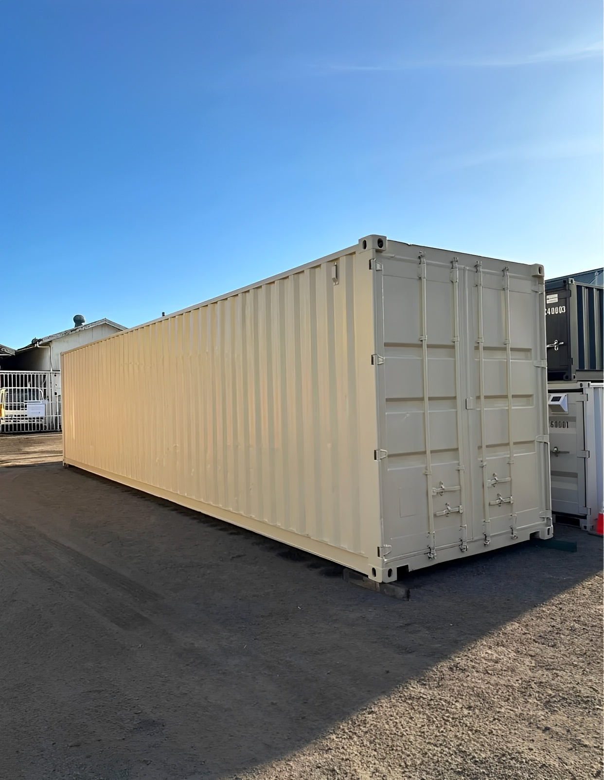 40ft X 8ft Shipping Container With Roll-Up Door image 1