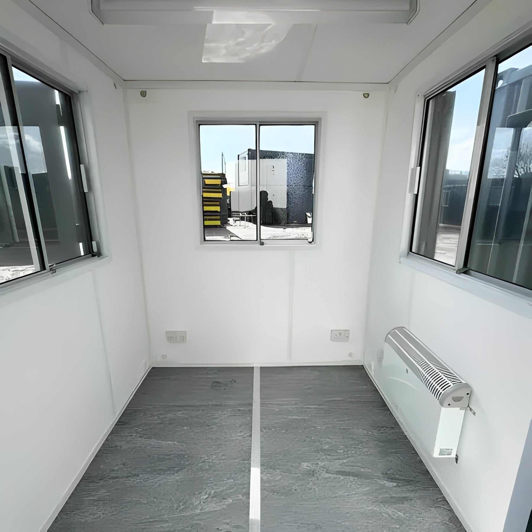 7Ft x 7Ft Shipping Container Office | Portable Building | Anti-Vandal Building image 7
