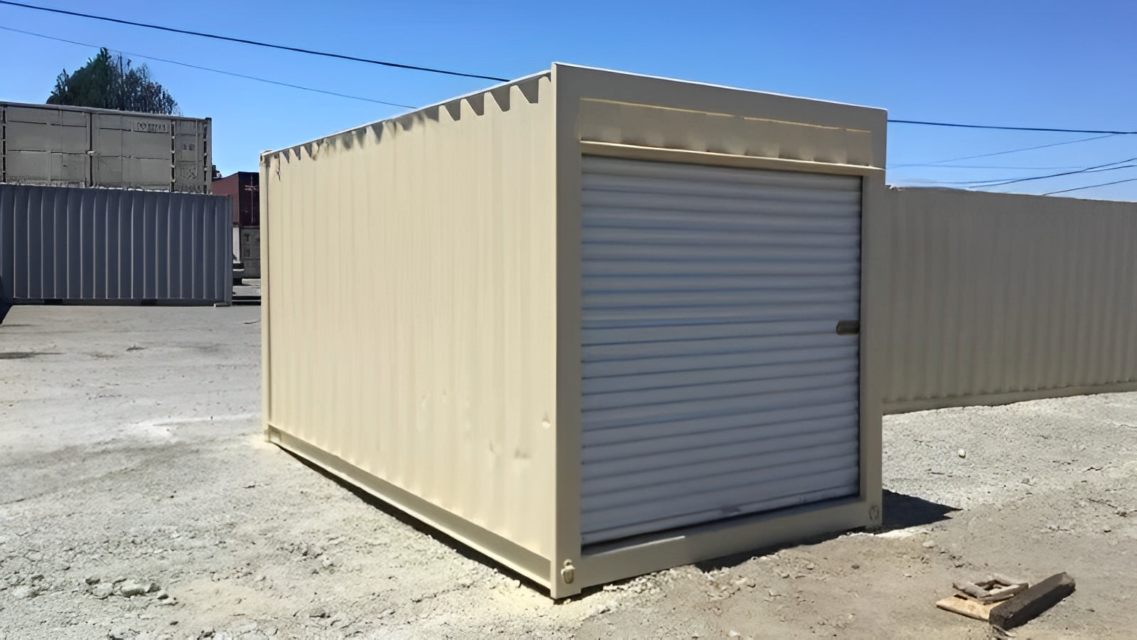 16Ft Storage Container With Roll-Up Door image 3
