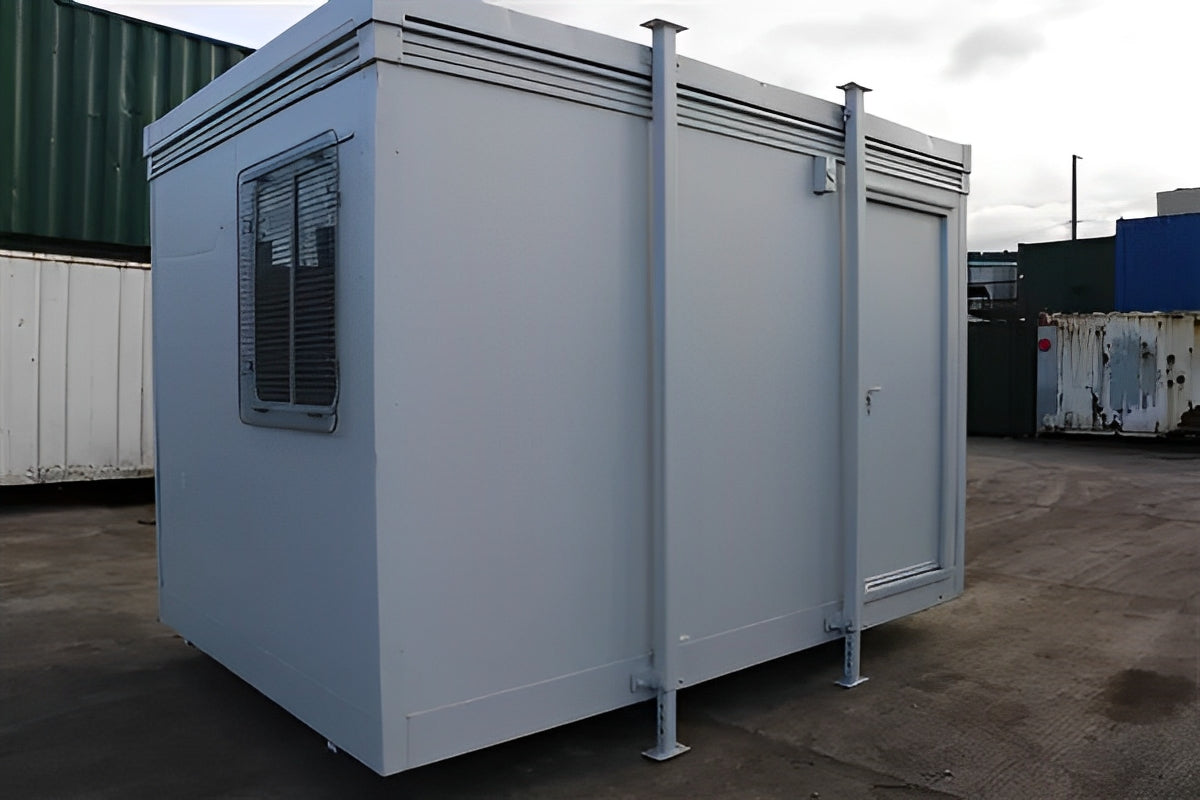 12Ft x 8Ft Steel Anti-Vandal Office Cabin image 0